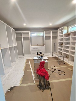 Closet painted by yours truly